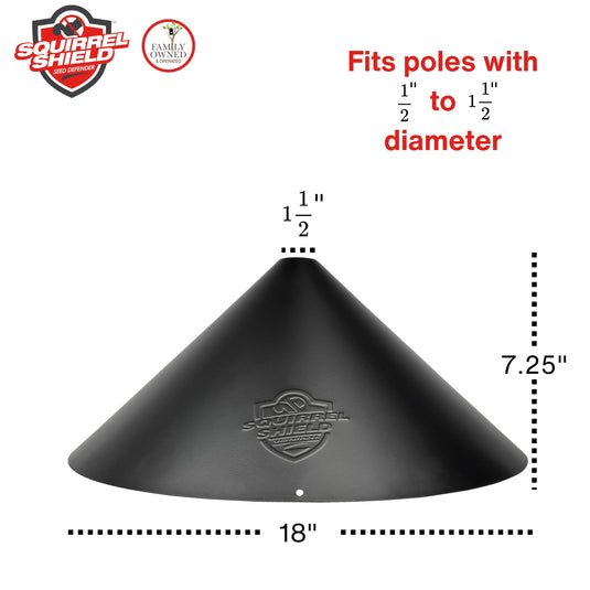 Squirrel Shield Wrap Around Metal 18