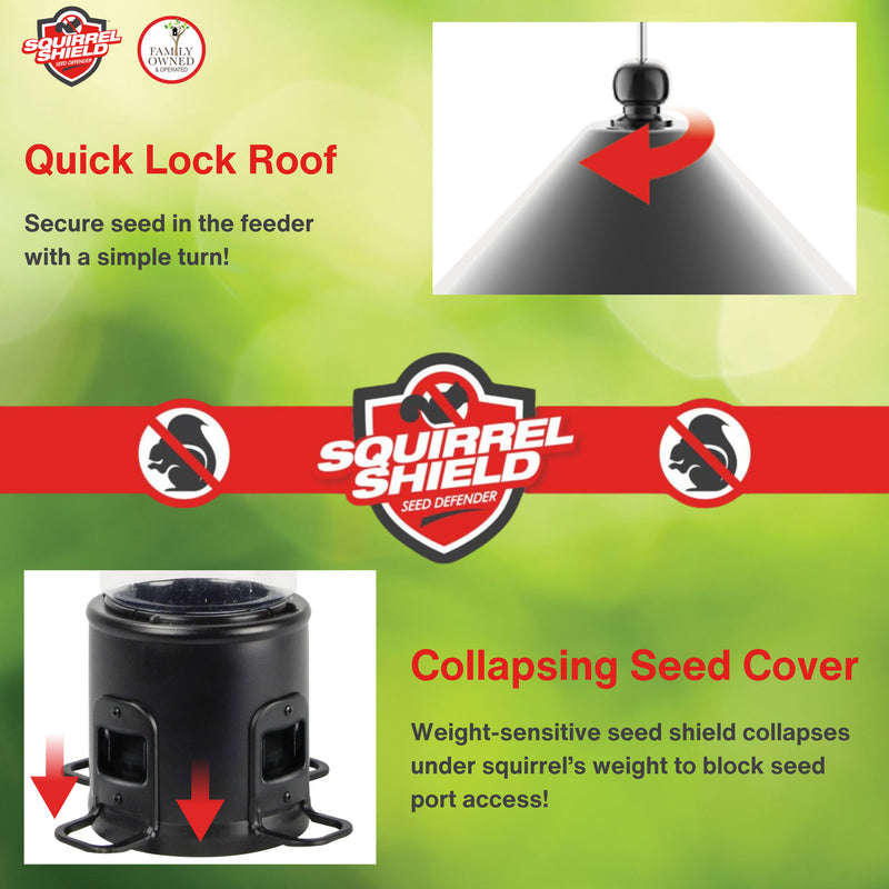 Load image into Gallery viewer, Squirrel Shield Choice Tube Feeder
