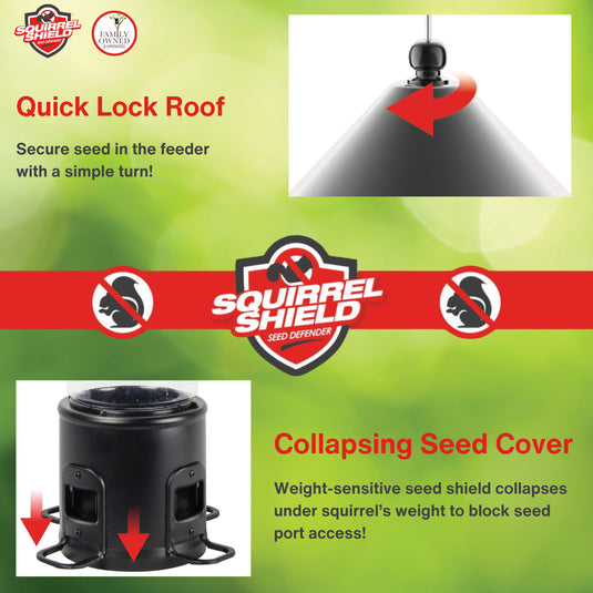 Squirrel Shield Choice Tube Feeder