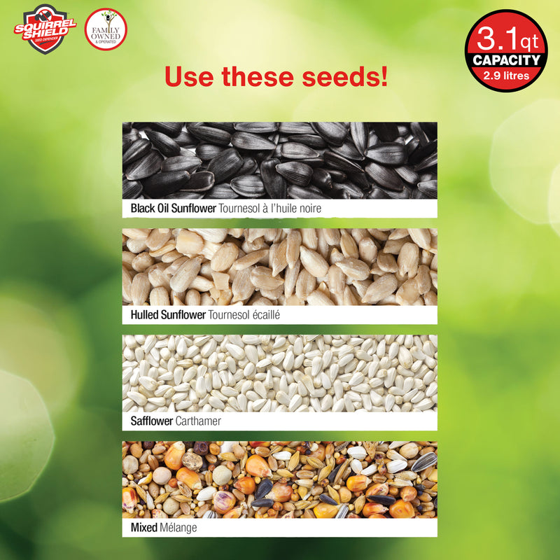 Load image into Gallery viewer, Squirrel Shield Choice Tube Feeder
