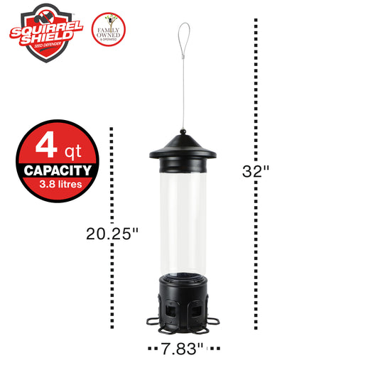 Squirrel Shield Pro Tube Feeder