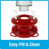 Charming Cherry Gravity Hummingbird Feeder - 13 oz (Model# TGF3)