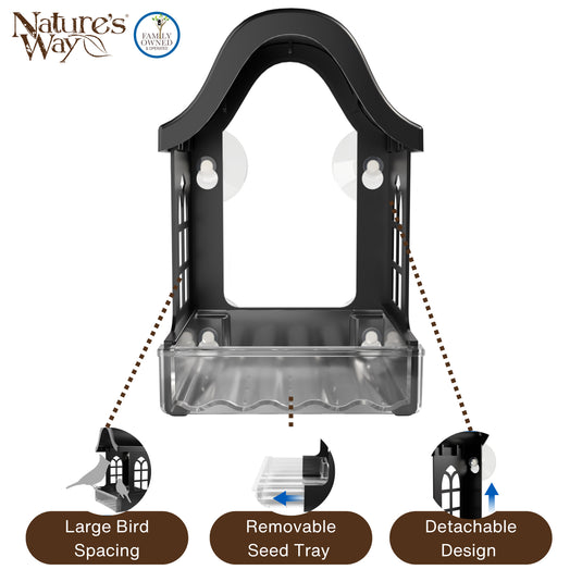 Garden View Window Bird Feeder