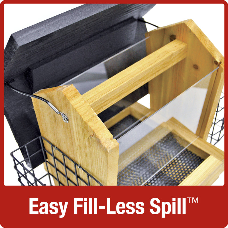 Load image into Gallery viewer, 3 QT Hopper Feeder w/ 2 Suet Cages
