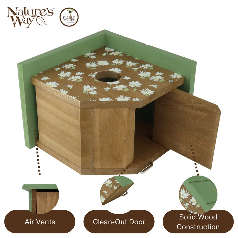 Load image into Gallery viewer, Springwood Daisy Decorative Wren House
