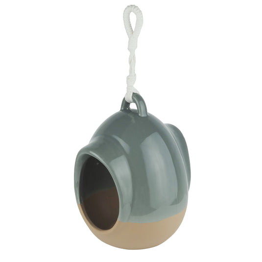 Planter & Perch Ceramic Fly Through Feeder and Planter