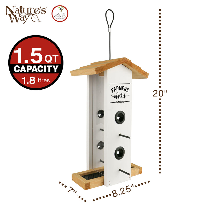 Load image into Gallery viewer, Farmhouse Cedar Vertical Feeder
