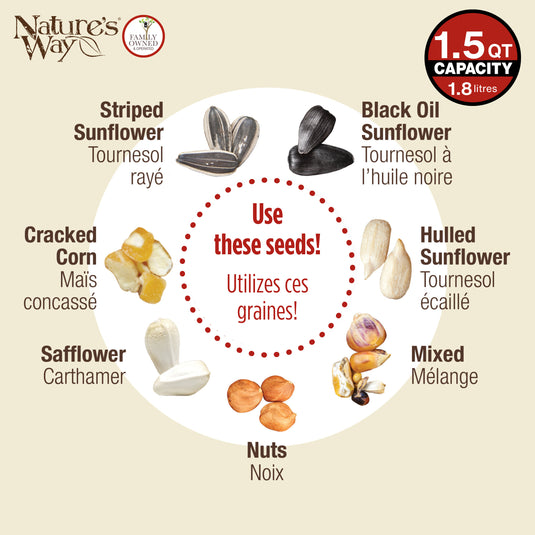 Farmhouse Cedar Vertical Feeder