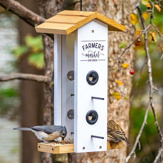 Farmhouse Cedar Vertical Feeder