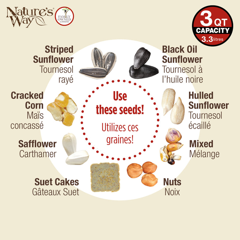 Load image into Gallery viewer, Farmhouse Cedar Hopper Feeder with Suet Cages
