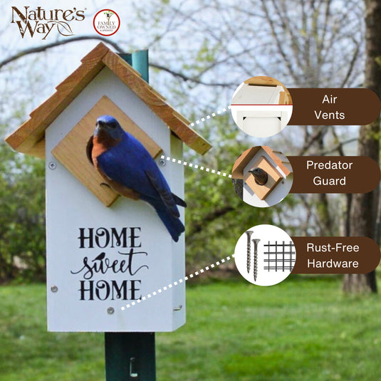 Farmhouse Cedar Bluebird House