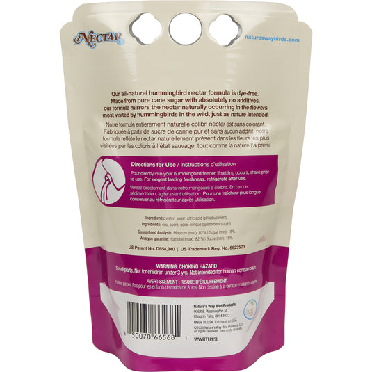Nectar Series™  Ready-to-Use Clear Hummingbird Nectar, 51 oz