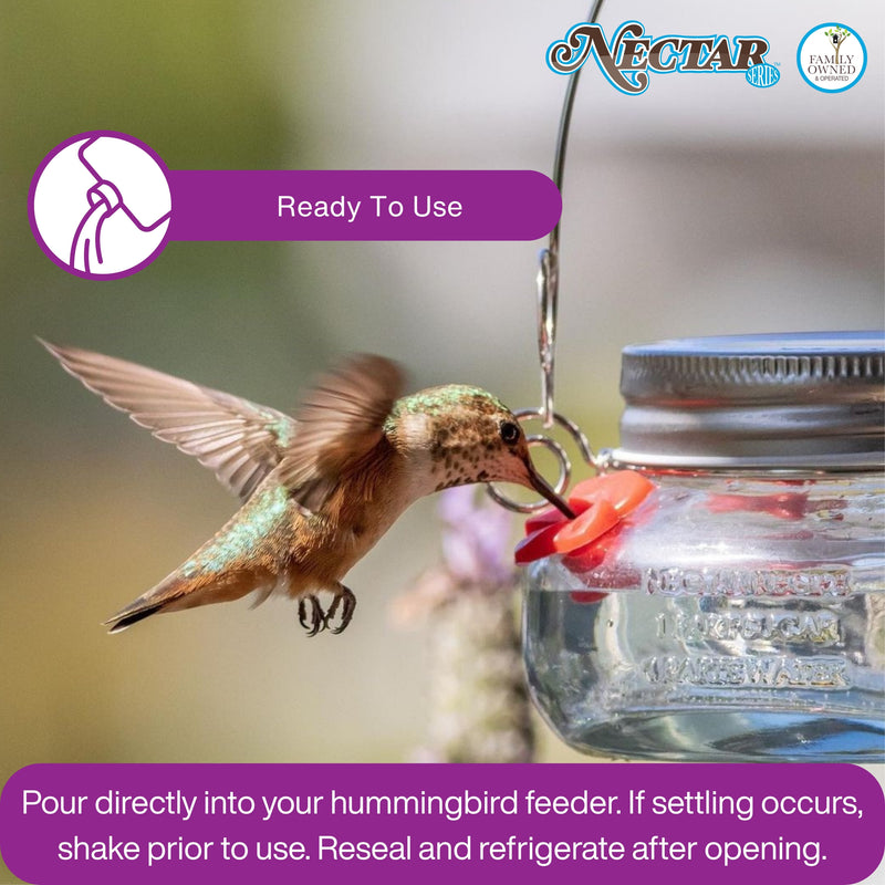 Load image into Gallery viewer, Nectar Series™  Ready-to-Use Clear Hummingbird Nectar, 8.5 oz
