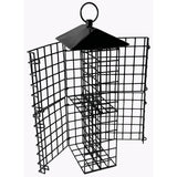 Suet Cage Bird Feeder w/ Roof - Four Cake (Model# WWSUET-4)