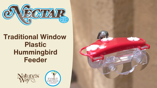 Traditional Window Hummingbird Feeder | Hummingbird Feeders | Nature’s Way Bird Products
