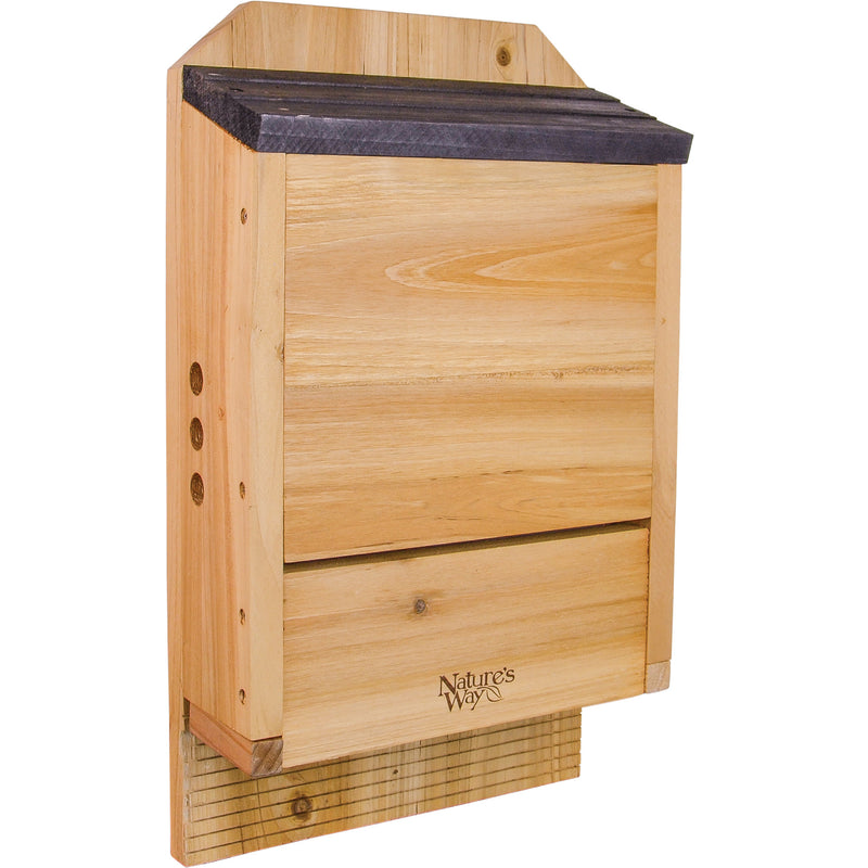 Load image into Gallery viewer, nature&#39;s way Cedar Triple Chamber Bat House
