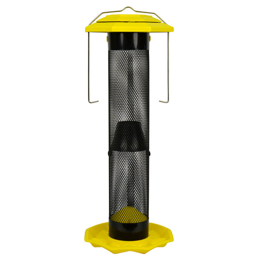 nature's way Funnel Flip-Top Mesh Finch Feeder on white background