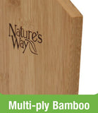 Close up of multi-ply bamboo on the Nature's Way bamboo Vertical Wave bird Feeder