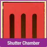 shutter chamber with 3 openings on the Better Gardens Multi-Chamber Beneficial Insect House