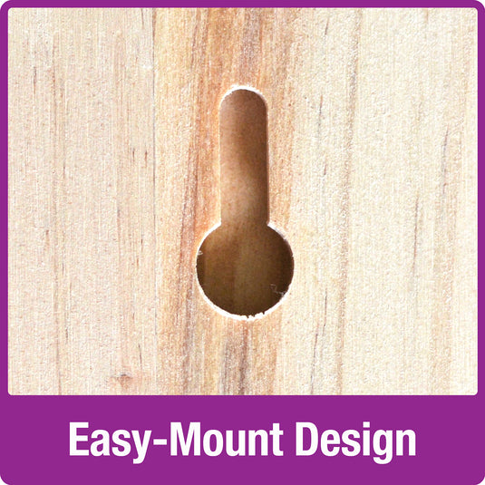 easy mount design on the Better Gardens Bee Barn