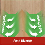 Tented seed diverter Diverts seed to feeding area giving birds easy access on Nature's Way cedar Gazebo bird Feeder