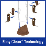 Wide Deluxe Funnel Flip-Top Tube Feeder (Model# WMFFB-19)