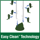 all parts removable for easy cleaning on the Nature's Way Wide Easy Clean Tube Feeder