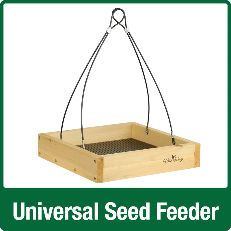 Load image into Gallery viewer, Universal seed for Nature&#39;s Way Wild Wings Hanging Platform cedar bird Feeder
