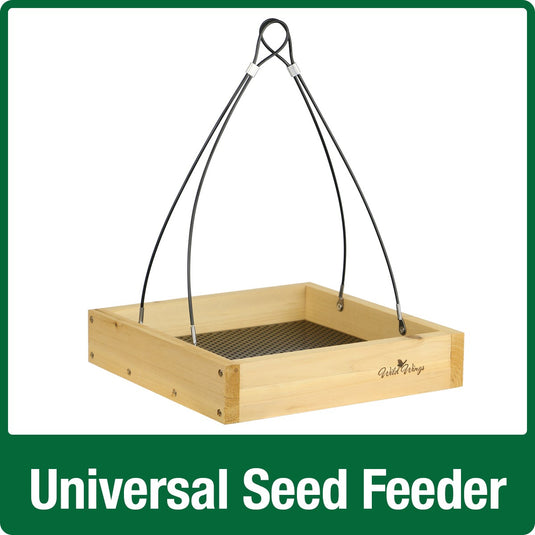 Universal seed for Nature's Way Wild Wings Hanging Platform cedar bird Feeder