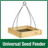 Universal seed for Nature's Way Wild Wings Hanging Platform cedar bird Feeder