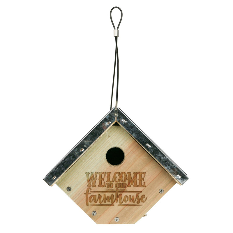 Load image into Gallery viewer, Decorative Weathered Wren House (Model# WWGH1-DECO)
