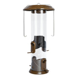 Nature's Way Wide Deluxe Funnel Flip-Top Tube Feeder on white background
