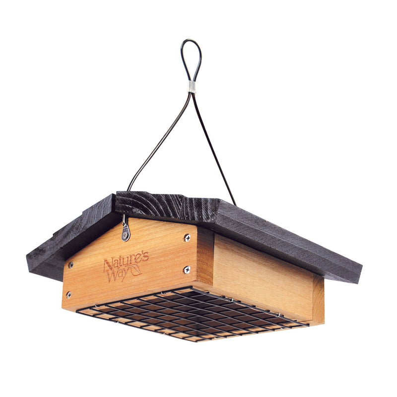 Load image into Gallery viewer, nature&#39;s way upside down suet feeder on white background
